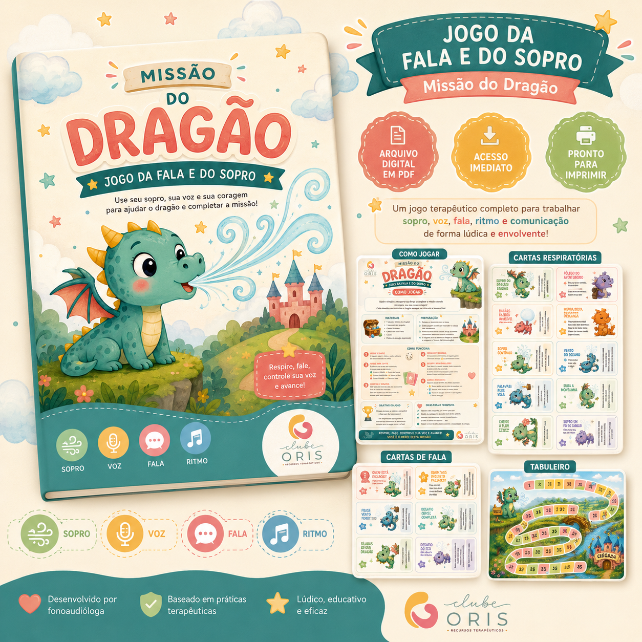 Missão do Dragão: Jogo da Fala e do Sopro